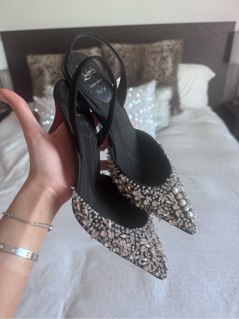 Christian Louboutin QUEENISSIMA SLING 80 - Picture 2 of 6
